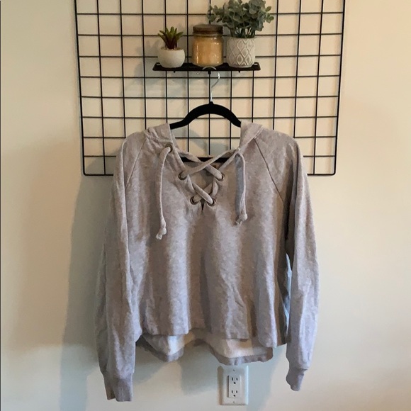 aerie Tops - Aerie Cropped Hoodie